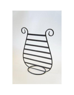 Organizador de Joyería Mango Steam Arpa Negro Delgado 78 Pendientes 2