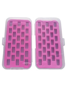 HONEYSEW Set 2 Organizadores de Cajas de Bobinas 28 Bobinas