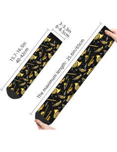 Calcetines Crew Divertidos KUOAICY Talla Única Casual 2