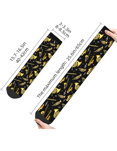 Calcetines Crew Divertidos KUOAICY Talla Única Casual