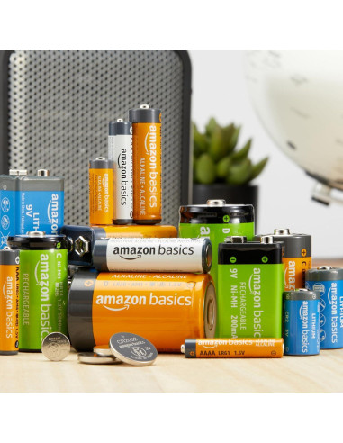 Baterías de Botón Amazon Basics CR2025 Paquete de 6 3V