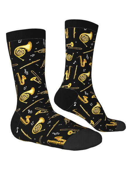 Calcetines Crew Divertidos KUOAICY Talla Única Casual