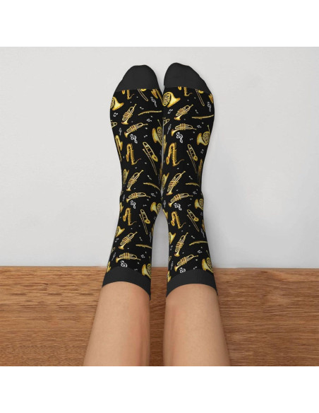 Calcetines Crew Divertidos KUOAICY Talla Única Casual