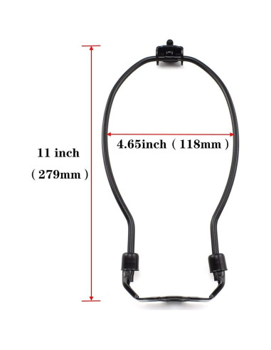 Soporte de Pantalla de Lámpara MARRTEUM 27.94 cm 2 Piezas