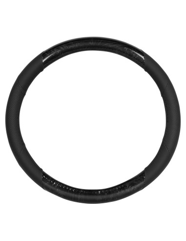 Cubierta de Volante BDK SW-1004-BK Cuero PU y Madera