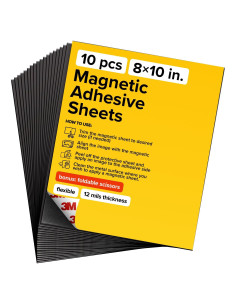 Hojas Magnéticas Adhesivas X-bet 20x25 cm Paquete de 10