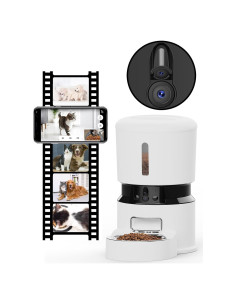 Dispensador Automático de Comida MIETUBL 2 Cámaras HD WiFi