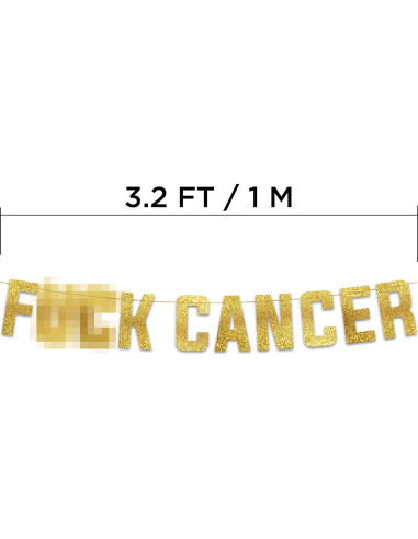 Banner Decorativo Supervivientes Cáncer 97.5 cm Sterling James