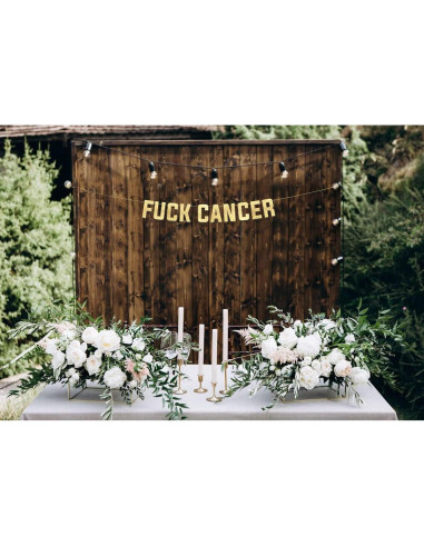 Banner Decorativo Supervivientes Cáncer 97.5 cm Sterling James