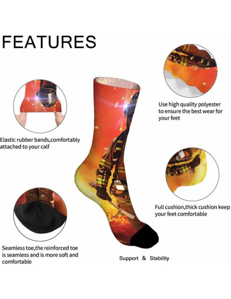 Calcetines Pehede Divertidos para Hombres Talla 7-12