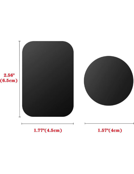 Placas Metálicas Adhesivas Pau1Hami1ton S-07N 4 Pcs