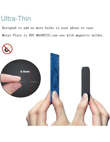 Placas Metálicas Adhesivas Pau1Hami1ton S-07N 4 Pcs