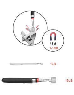 Juego de Herramientas de Recogida Magnética KITEVICH 3 Piezas 2