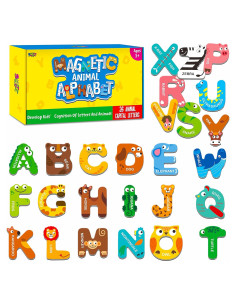 Letras Magnéticas Grandes SpriteGru con Animales Coloridos