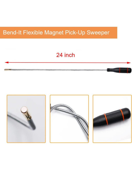 Juego de Herramientas de Recogida Magnética KITEVICH 3 Piezas