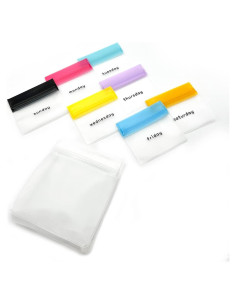 EZY DOSE Juego de Bolsas de Pastillas 7 Días Multiusos