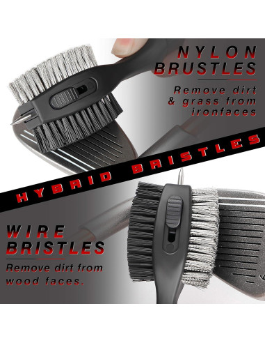 Cepillo de Golf Retráctil Champkey Pro | Cabezal Grande y Ergonomía