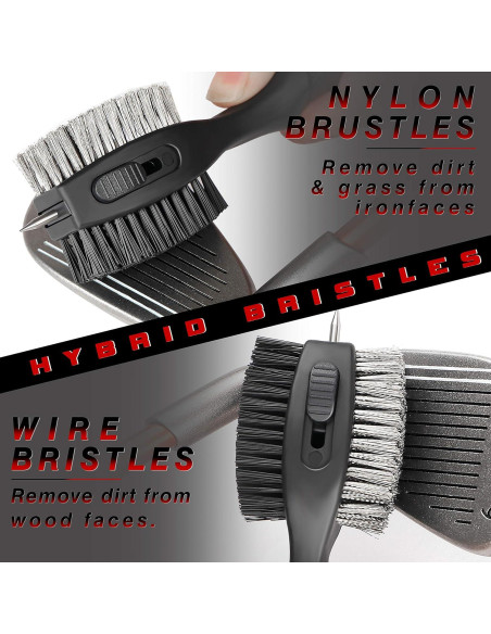 Cepillo de Golf Retráctil Champkey Pro | Cabezal Grande y Ergonomía