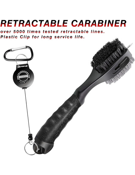 Cepillo de Golf Retráctil Champkey Pro | Cabezal Grande y Ergonomía