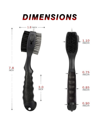 Cepillo de Golf Retráctil Champkey Pro | Cabezal Grande y Ergonomía