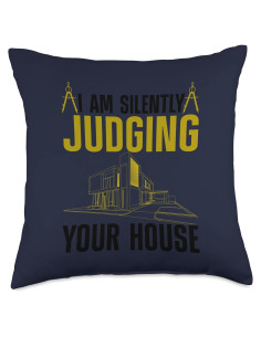 Cojín Decorativo Regalo de Arquitecto 45x45 cm Multicolor