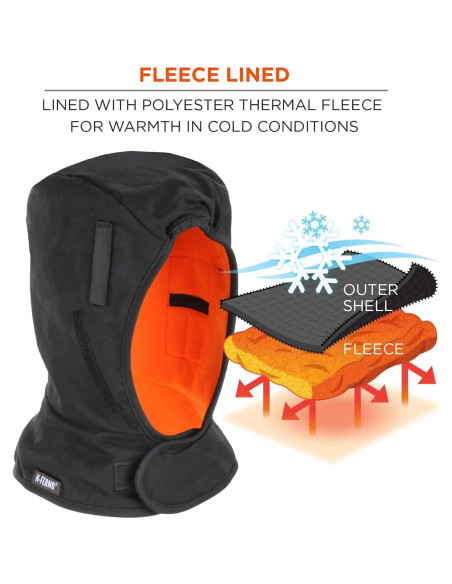 Forro de Invierno Ergodyne N-Ferno 6852 2 Capas Negro