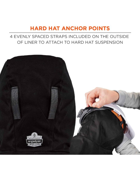 Forro de Invierno Ergodyne N-Ferno 6852 2 Capas Negro