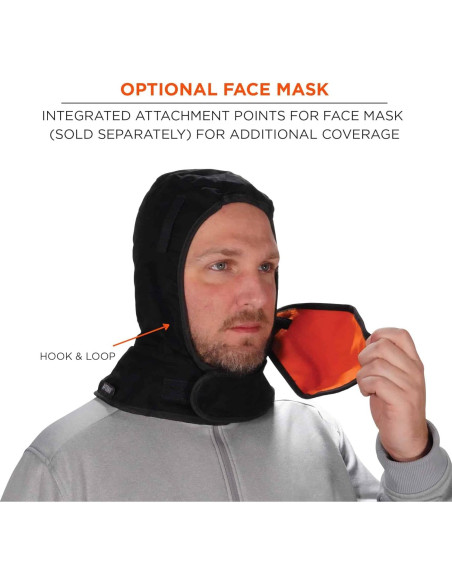 Forro de Invierno Ergodyne N-Ferno 6852 2 Capas Negro