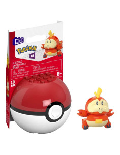 Juguete de Construcción MEGA Pokémon Fuecoco en Pokeball - Mattel