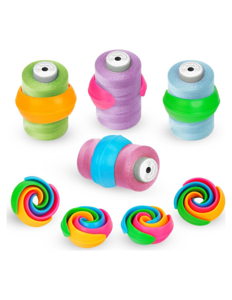 20 Organizadores de Bobinas Taefuwr - Clips para Hilo de Costura 20 Organizadores de Bobinas Taefuwr - Clips para Hilo de Costura