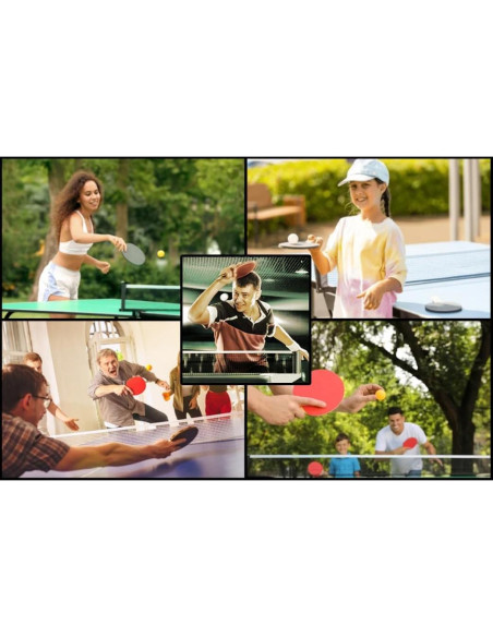 Set de Ping Pong Detro para 4 Jugadores con Estuche