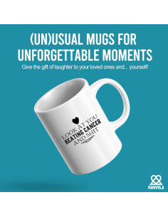 Taza Cerámica Panvola 11 oz Motivacional Supervivientes Cáncer 2