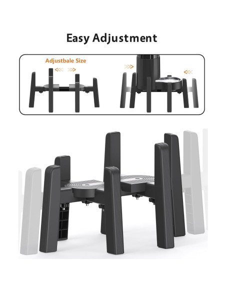 Soporte CZPET para comedero automático ajustable 15.5-21.6 cm Soporte CZPET para comedero automático ajustable 15.5-21.6 cm