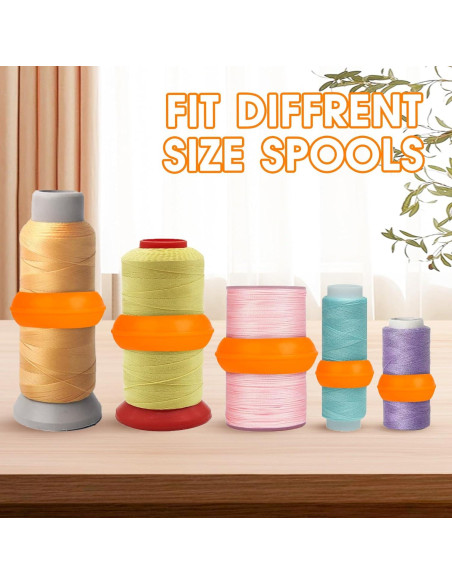 20 Organizadores de Bobinas Taefuwr - Clips para Hilo de Costura 20 Organizadores de Bobinas Taefuwr - Clips para Hilo de Costura