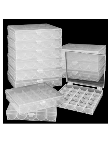 Caja de Almacenamiento de Bobinas LOYORTY 12PCS 25 Ranuras