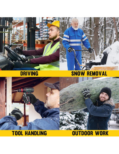 Guantes HANDLANDY de Invierno Térmicos para Hombres y Mujeres