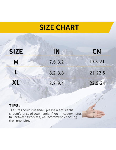 Guantes HANDLANDY de Invierno Térmicos para Hombres y Mujeres