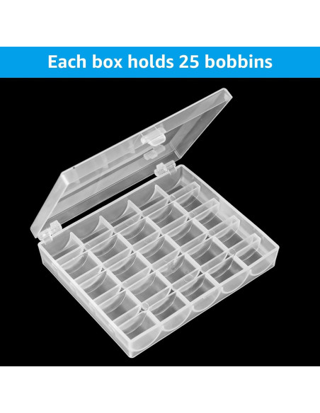 Caja de Almacenamiento de Bobinas LOYORTY 12PCS 25 Ranuras