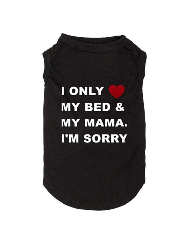 Chaleco para Perros Weokwock Pequeño O-Negro Divertido