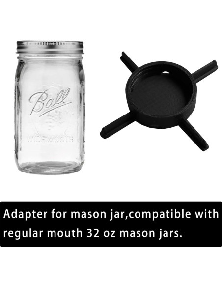 Adaptador de autorriego PIAOLGYI para frascos de 0,95 L