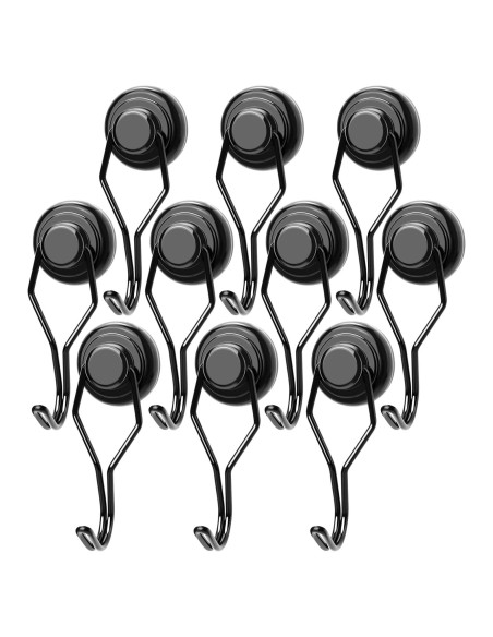 Ganchos Magnéticos MIKEDE Neodimio 27.2 kg 10 Piezas