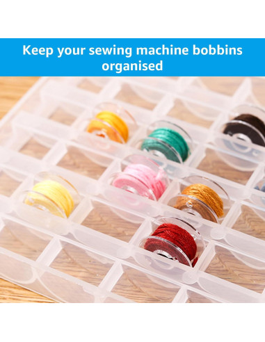 Caja de Almacenamiento de Bobinas LOYORTY 12PCS 25 Ranuras