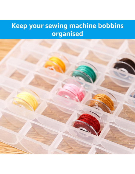 Caja de Almacenamiento de Bobinas LOYORTY 12PCS 25 Ranuras