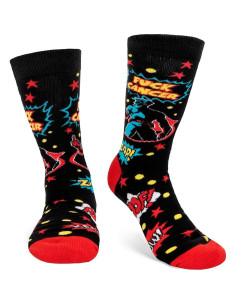 Calcetines Divertidos Lavley Unisex F*ck Cáncer - Talla Única 2