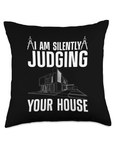 Cojín Decorativo Regalo Arquitecto 45x45 cm Moderno