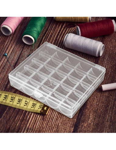Caja de Almacenamiento de Bobinas LOYORTY 12PCS 25 Ranuras