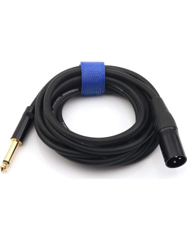 Cable NANYI 6.35mm TS Macho a XLR Macho 3M Audio