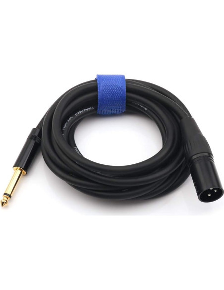 Cable NANYI 6.35mm TS Macho a XLR Macho 3M Audio