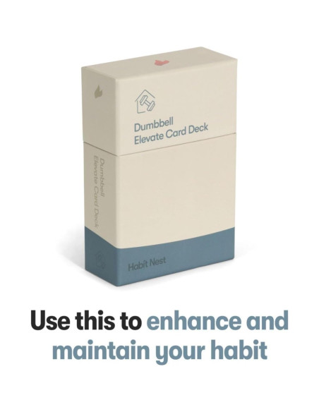 Diario de Entrenamiento Habit Nest con Tarjetas de Ejercicio