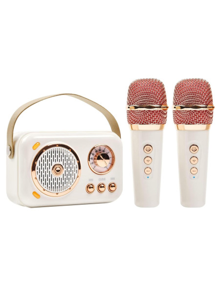 Altavoz Bluetooth Retro Aresrora B152 con Micrófono